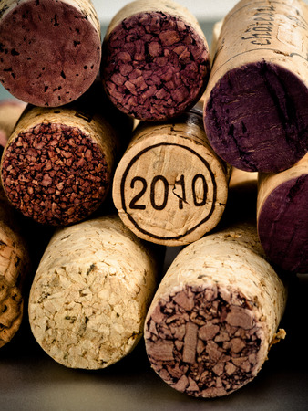 The Corks pattern of wine bottles corks.のeditorial素材