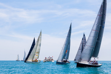 SAMUI REGATTA 2015 THAILAND  MAY 30 : Event at Chaweng beach Koh Samui island Thailand May 30 2015のeditorial素材