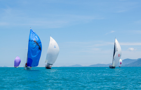 SAMUI REGATTA 2015 THAILAND  MAY 30 : Event at Chaweng beach Koh Samui island Thailand May 30 2015のeditorial素材