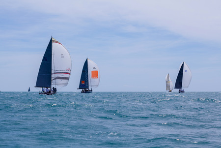 SAMUI REGATTA 2015 THAILAND  MAY 25 : Event at Chaweng beach Koh Samui island Thailand May 25 2015のeditorial素材