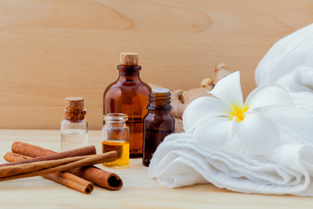 Spa Essential Oil - Natural Spas Ingredients for aroma aromatherapy.の写真素材