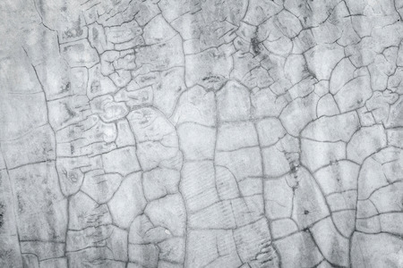 Simple gray cracked of old concrete wall textured .の写真素材