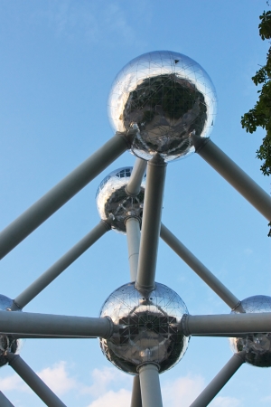 Atomium monument in Brusselsのeditorial素材