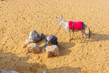 Complex of the pyramid of the pharaoh Djoser,  Saqqara, Egyptの写真素材