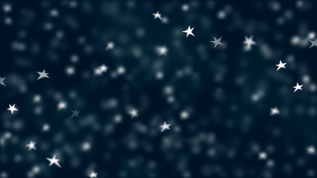 flight in space, children picture with painted cartoon stars,  beautiful wallpaperの写真素材
