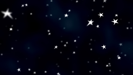 flight in space, children picture with painted cartoon stars,  beautiful wallpaperの写真素材