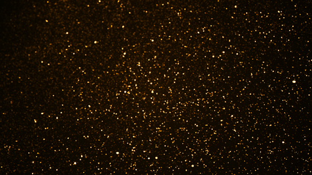 glowing particles, stars and sparkling flow, abstract background with sparkle glitterの写真素材