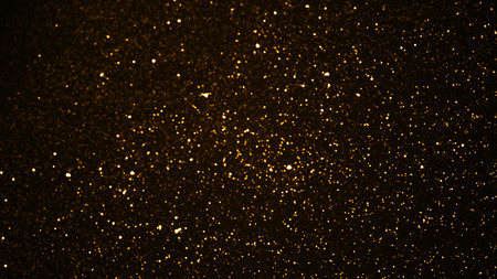glowing particles, stars and sparkling flow, abstract background with sparkle glitterの写真素材
