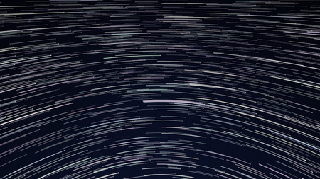 star trail galaxy in stunning night sky