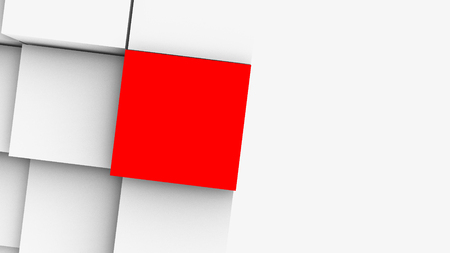 3d illustration, abstract geometric volumetric background for design and webの写真素材