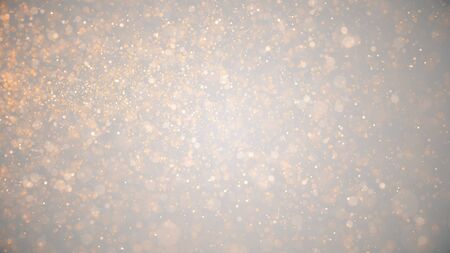 golden dust, light golden holiday background with glowing particles, abstract illustration with...