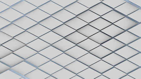 pattern wallpaper turbulent wavy diamonds tiles on light blue backgroundの写真素材