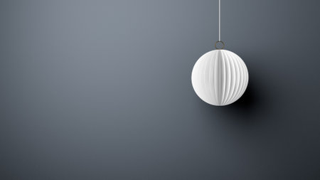 3D render of a rainbow colored paper ball, illustrationの写真素材