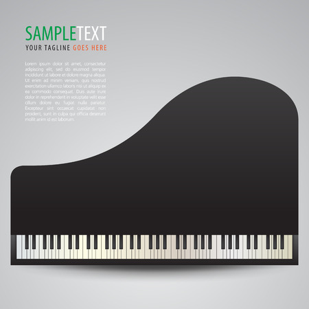 Piano vectorのイラスト素材