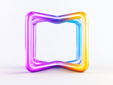 Abstract colorful frameの素材