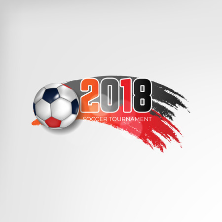 Soccer tournamentl backgroundのイラスト素材