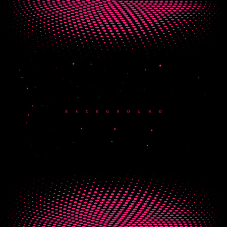 Halftone dots in circle formのイラスト素材