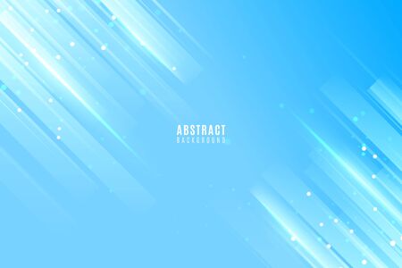 Abstract blue background with lights linesのイラスト素材