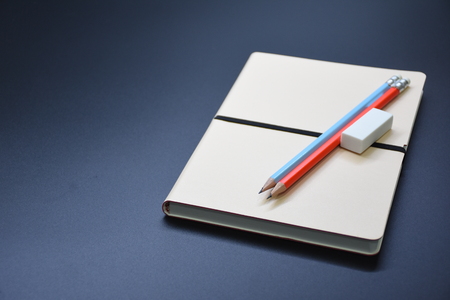 color pencil and note, to do list, reminder.の写真素材