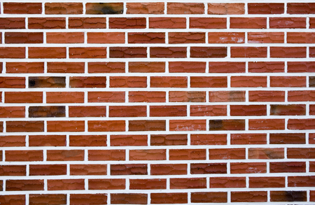 Exterior Brick Wall Backgroundの写真素材