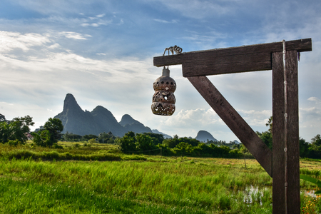Khao Aok Talu mountain, a mountain located in the middle of Phatthalung province.の写真素材