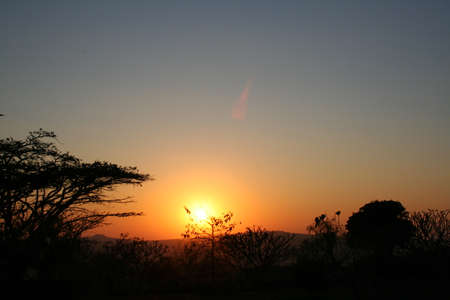 Sun Set 
Sun Flairの写真素材