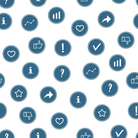 Seamless pattern of simple building tools related vector icons for your design.のイラスト素材