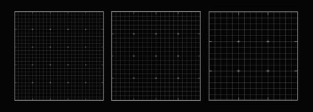 Blueprint black graph. Set of Black lined architecture backdrops. Notebook squared paper sheet. Vector Illustrationのイラスト素材