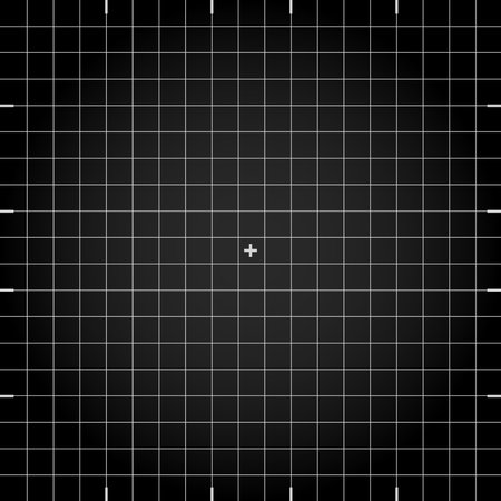 Blueprint black graph. Black lined architecture backdrop. Notebook squared paper sheet. Vector Illustrationのイラスト素材