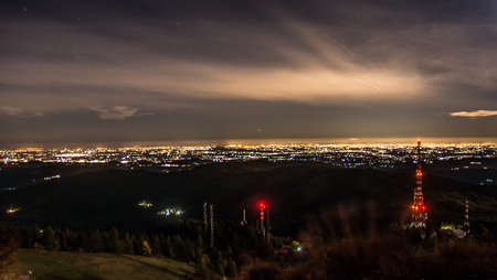 City at nightの写真素材