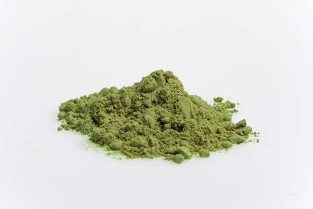 green tea matcha powder Japanese traditionalの写真素材