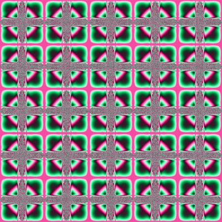 geometric seamless symmetrical red-green pattern, bright pattern on a light background, tile,...