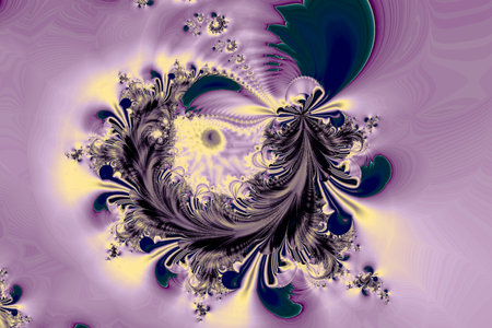bright decorative yellow-purple pattern, abstract background, designの写真素材