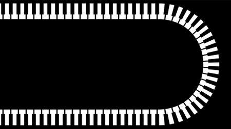 Abstract Piano Keys Music Keyboard Instrument Song Melody Vector Design Styleのイラスト素材