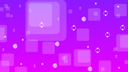 Abstract Colorful Gradient Background With Color Geometric Figures. Different Shapes And White Line Vector Design Styleのイラスト素材