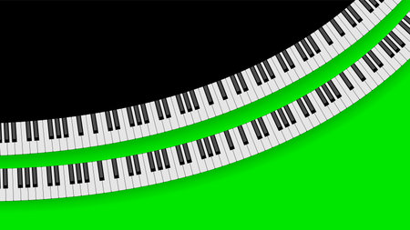 Abstract Piano Keys Music Keyboard Instrument Song Melody Vector Design Styleのイラスト素材