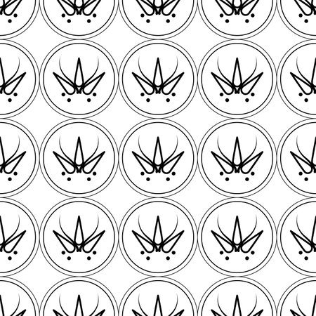 Seamless Pattern Abstract Elements Different Plant Botanic Vector Design Style Background Illustration Texture For Prints Textiles, Clothing, Gift Wrap, Wallpaper, Pastelのイラスト素材