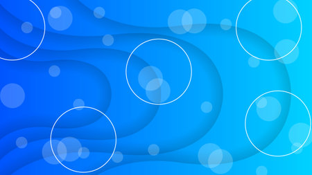 Abstract Colorful Gradient Background With Color Geometric Figures. Different Shapes And White Line...