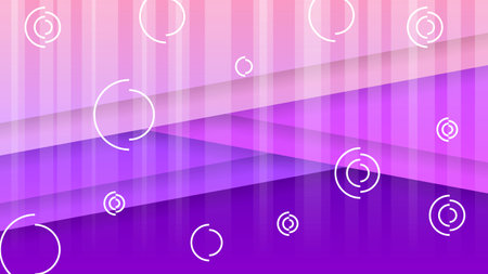 Abstract Colorful Gradient Background With Color Geometric Figures. Different Shapes And White Line Vector Design Styleのイラスト素材