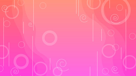 Abstract Colorful Gradient Background With Color Geometric Figures. Different Shapes And White Line Vector Design Styleのイラスト素材