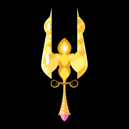 Abstract Flat Battleaxe Weapon War Vector Design Style Icon Symbol Sign For Gamesのイラスト素材