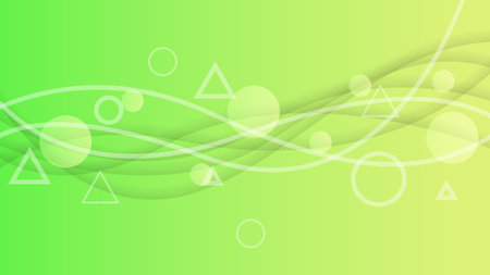 Abstract Colorful Gradient Background With Color Geometric Figures Different Shapes And White Line Vector Design Styleのイラスト素材