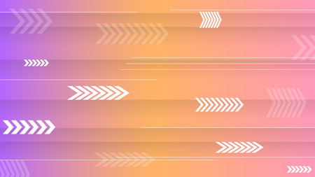 Abstract Colorful Gradient Background With Color Geometric Figures Different Shapes And White Line...