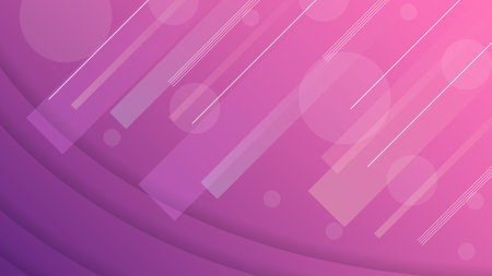 Abstract Colorful Gradient Background With Color Geometric Figures Different Shapes And White Line Vector Design Styleのイラスト素材