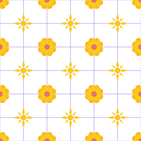 Seamless Pattern Abstract Elements Different Plant Botanic Vector Design Style Background Illustration Texture For Prints Textiles, Clothing, Gift Wrap, Wallpaper, Pastelのイラスト素材