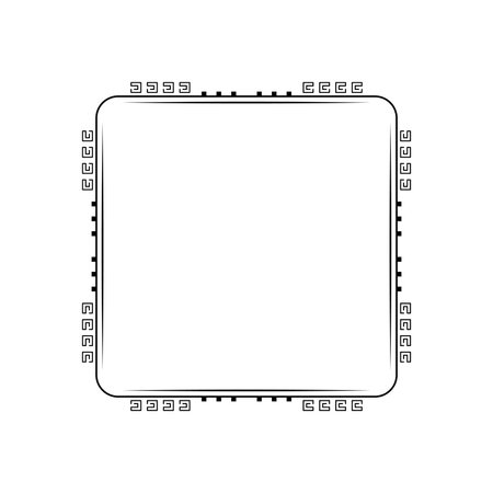 Abstract Black Simple Line Square With Leaf Leaves Frame Flowers Doodle Outline Element Vector Design Style Sketch Isolated Illustration For Wedding And Bannerのイラスト素材