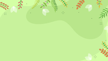 Light Abstract Nature Spring Summer Botanical Background Beautiful With Branches And Flowers...