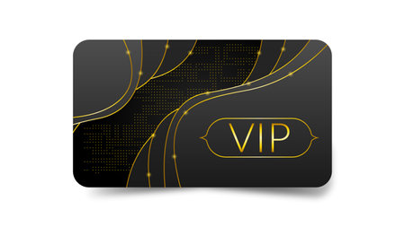 Abstract Dark Gold And Black Vip Card Template Vector Design Style Premium Luxury Template Premium Quality Invintation Posterのイラスト素材