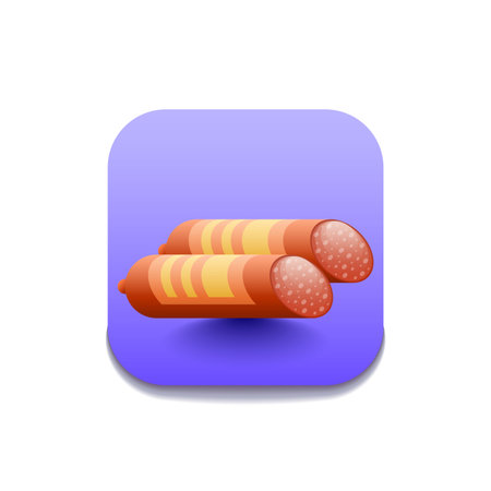 Sausage Butcher Logo Vector Symbol Icon Design Styleのイラスト素材