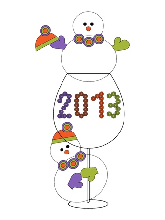 Happy New Yearの写真素材